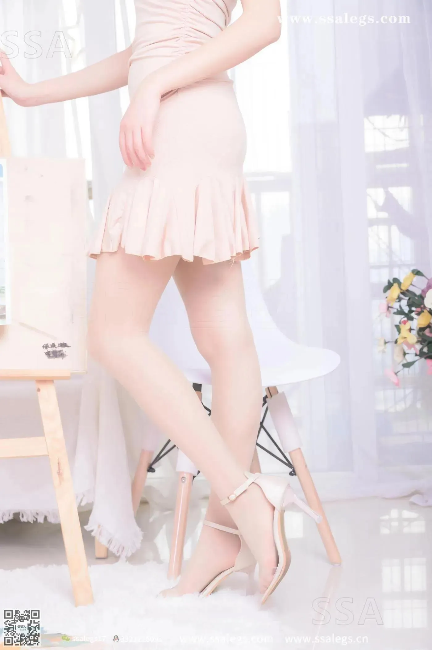 [SSA丝社]超清写真 NO.340 素素画师少女的透明高跟鞋肉丝袜(上) [67P]插图7